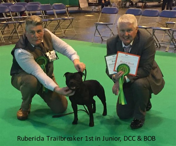 Rubericla Trailbreaker, BOB with judge Dean Cund
